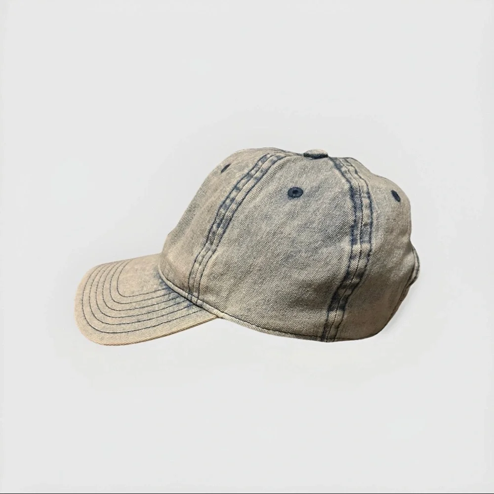 Adidas Washed Denim Cap with Black Logo - Picture 2 of 12